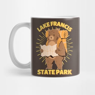 Lake Francis State Park Camping Bear Mug